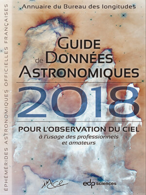 cover image of Guide de données astronomiques 2018